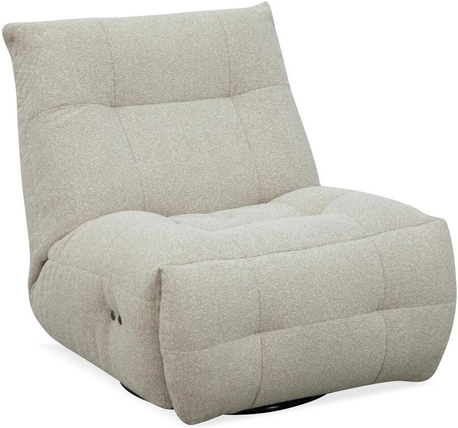 LABEL51 Relax & Recharge Fauteuil Naturel Stof One Size Draaibaar - Foto 2