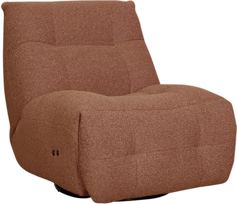 LABEL51 Relax & Recharge Fauteuil Oranje Stof One Size Draaibaar