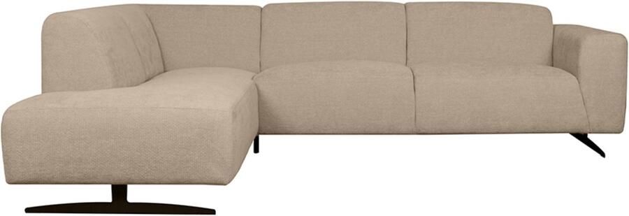 LABEL51 Rodano Hoekbank Bruin Velvet Links Met Armleuning