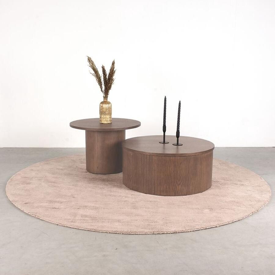 LABEL51 Salontafel Oliva Walnoot Eiken 70x70x30