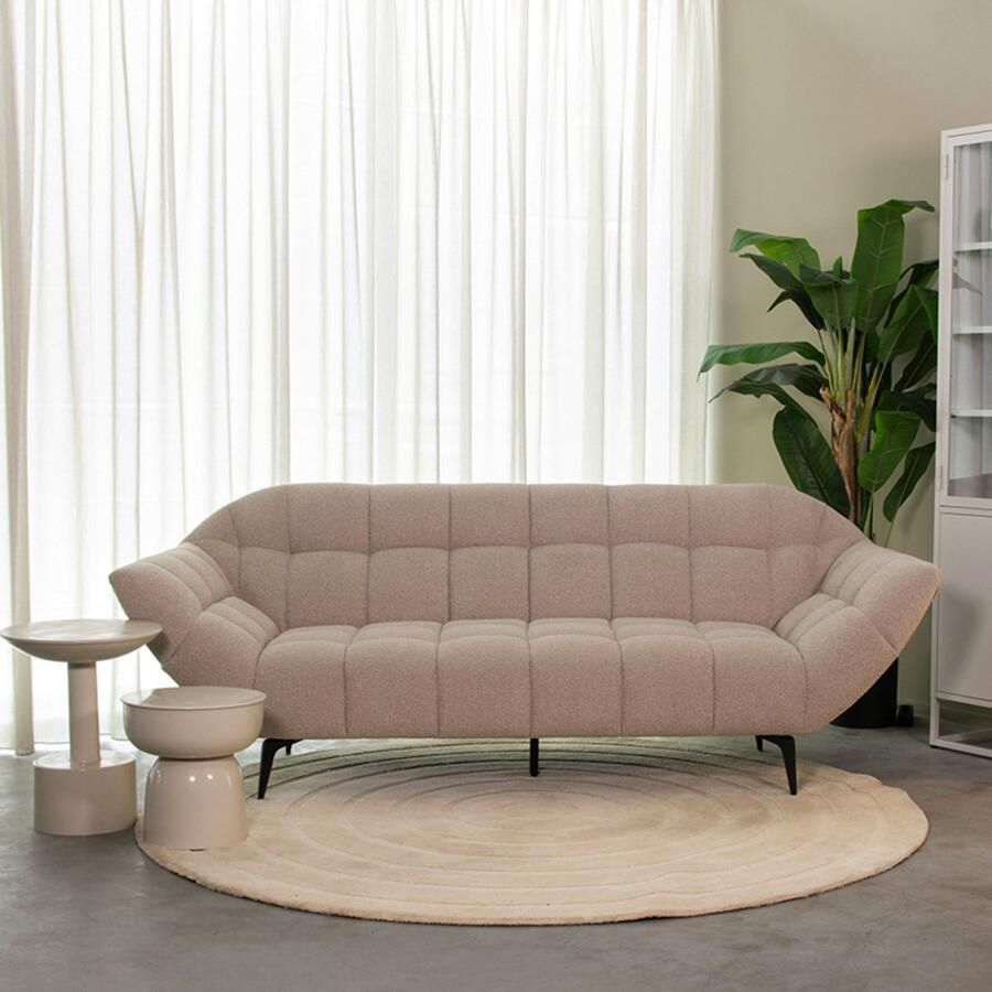 LABEL51 Sorisso Bank Naturel Stof 3-Zits Met Armleuning