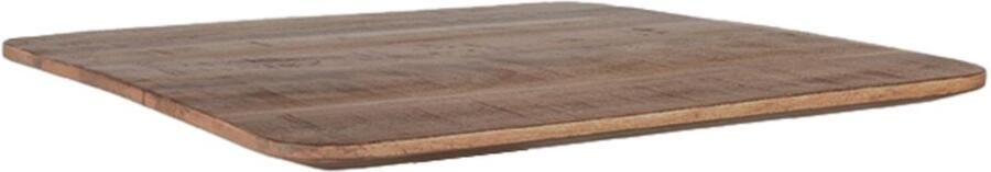 LABEL51 Tafelblad Sloppy Edge Nature Smooth Vierkant 70cm - Foto 5