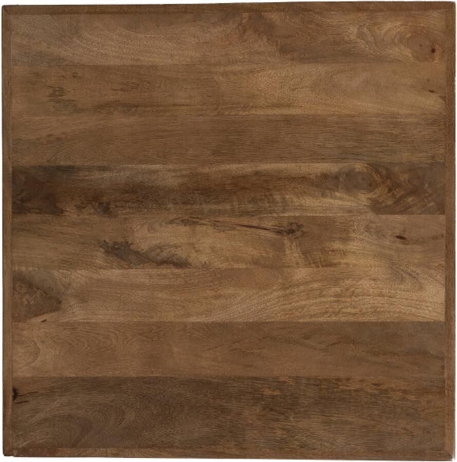 LABEL51 I_Tafelblad Straight Edge Eetkamertafel Bruin Hout 70 cm Straight - Foto 2