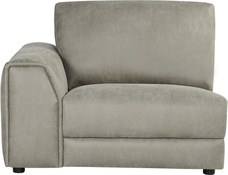 LABEL51 Tivoli Bank Bruin Micro Suede 1 5-Zits Arm Links Voorstaand