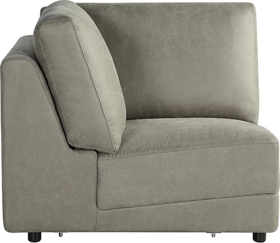 LABEL51 Tivoli Bank Bruin Micro Suede Hoek