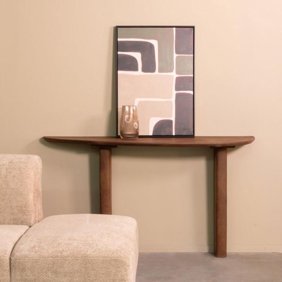 LABEL51 Wow Sidetable Bruin Hout 135 cm