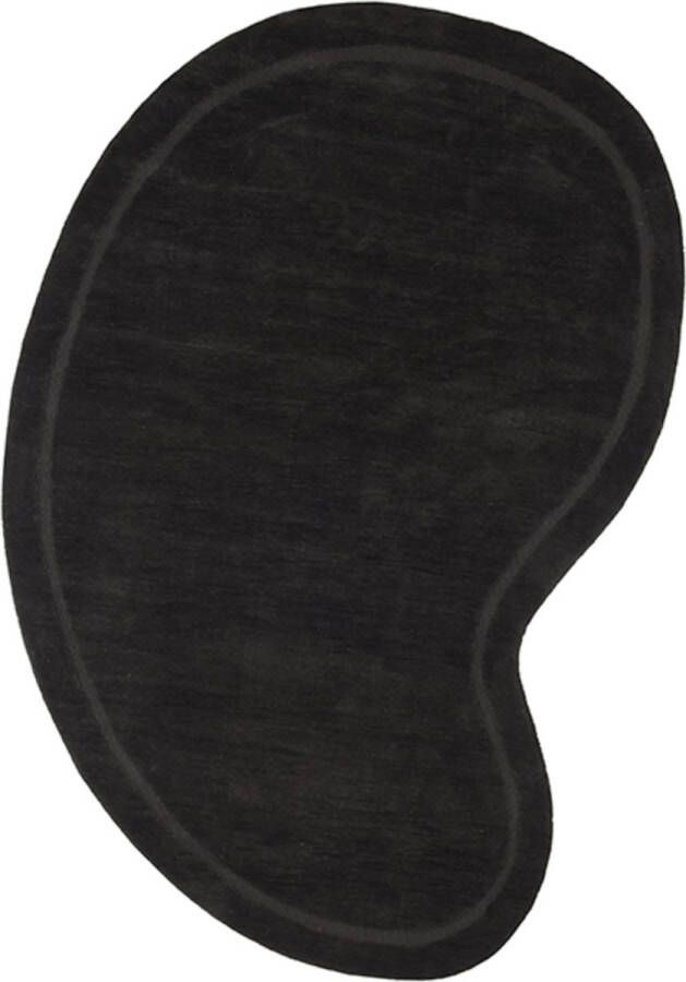 LABEL51 Mody Vloerkleden Zwart Synthetisch 160x230 cm
