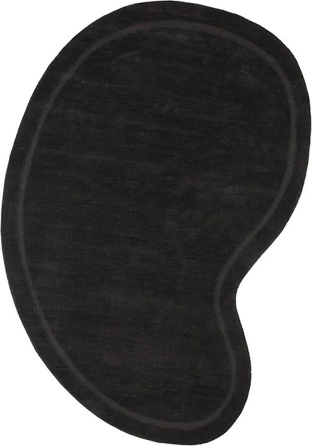 LABEL51 Mody Vloerkleden Zwart Synthetisch 200x300 cm