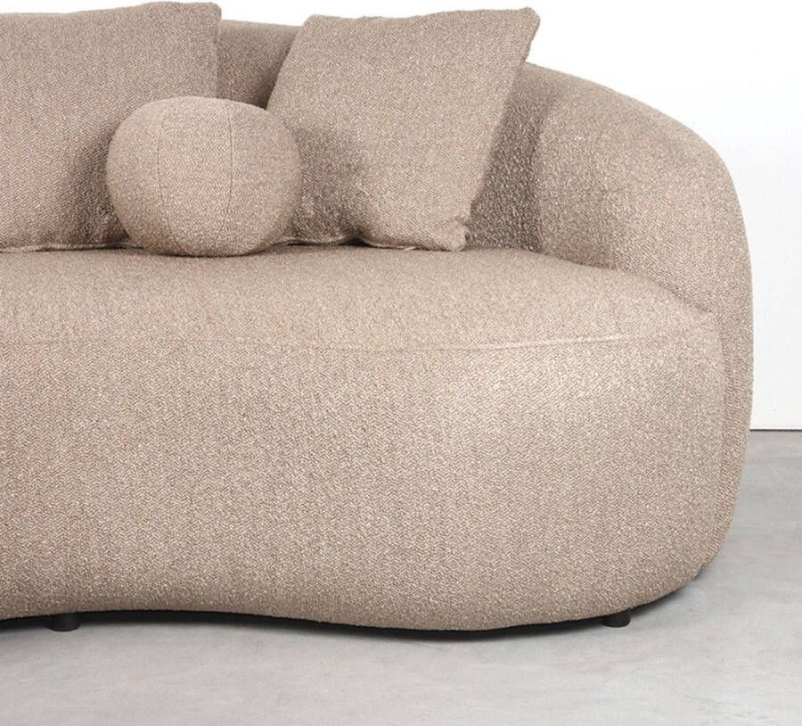 LABEL51 Nesso Bank Bruin Boucle 2-Zits