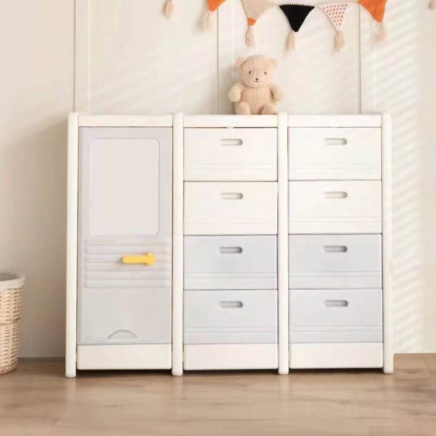Ladanas Opbergkast Speelgoedkast 95x63.5cm STABIEL ontwerp met VEEL OPBERGRUIMTE Opbergkast voor kinderen Organizer Speelgoed Speelgoedrek