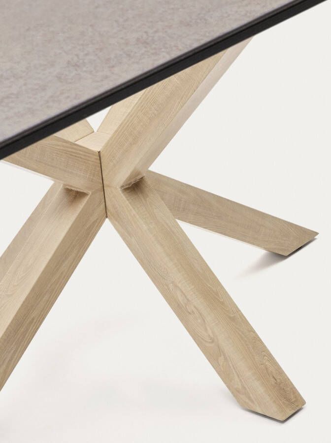 Kave Home New Argo tafel 160x90 high tech porselein Iron Moss - Foto 2