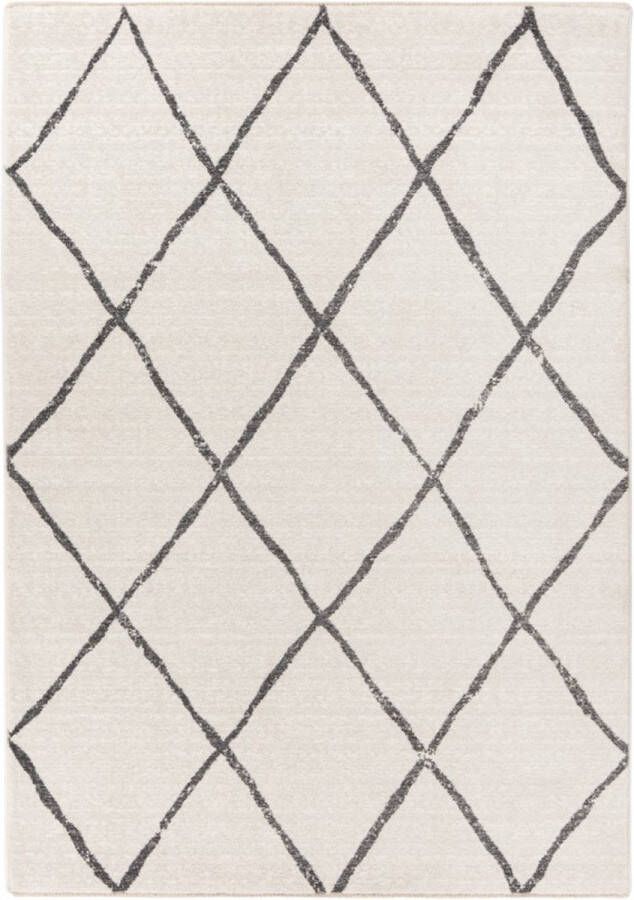 Lalee Agadir Modern Vloerkleed Laagpolig Ivory Tapijt Karpet Nieuwe Collectie 2024 Hoogwaardige Kwaliteit 160x230 cm