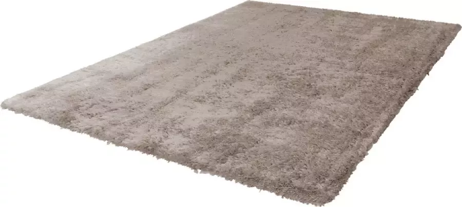 Lalee Cloud Hoogpolig- zacht- glimmend- velvet- effen- karpet- Eric kuster stijl- fluffy- 120x170 cm Taupe