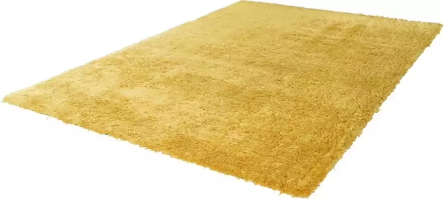 Lalee Cloud Hoogpolig- zacht- glimmend- velvet- effen- karpet- Eric kuster stijl- fluffy- 80x150 cm geel
