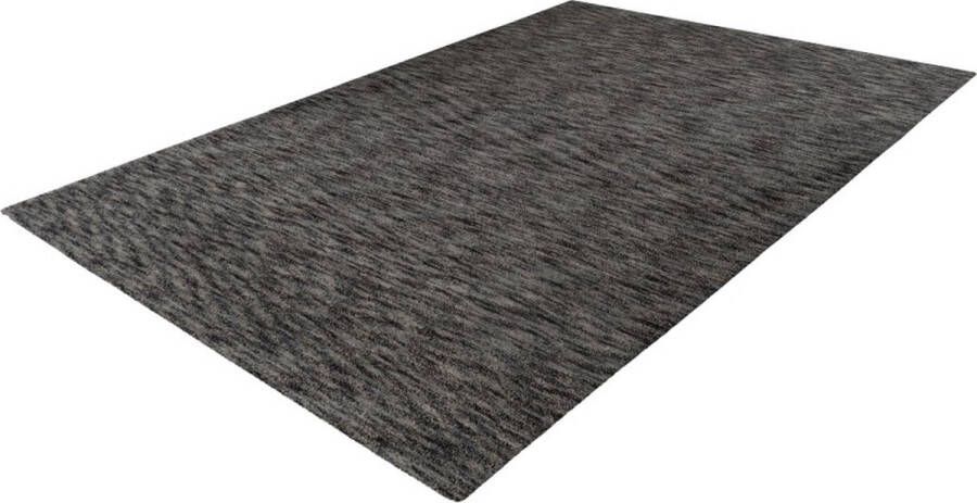 Lalee Comfy Uni vloerkleed karpet effen laagpolig vloerkleed rechthoekig organische vormen tapijt fraai gemêleerd 160x230 cm camel caramel cognac