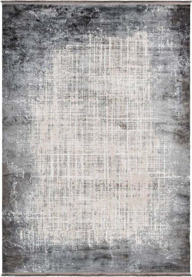 Lalee Elysee Modern Vloerkleed Laagpolig Silver Tapijt Karpet Nieuwe Collectie 2024 Hoogwaardige Kwaliteit 160x230 cm