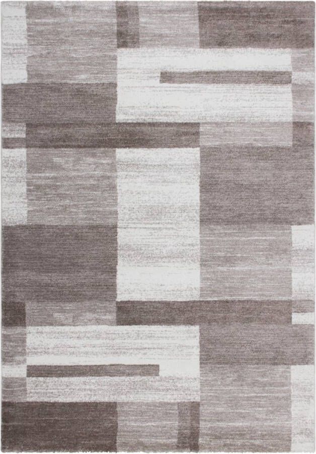 Lalee Feeling Modern Vloerkleed Laagpolig Beige Tapijt Karpet Nieuwe Collectie 2024 Hoogwaardige Kwaliteit 80x150 cm