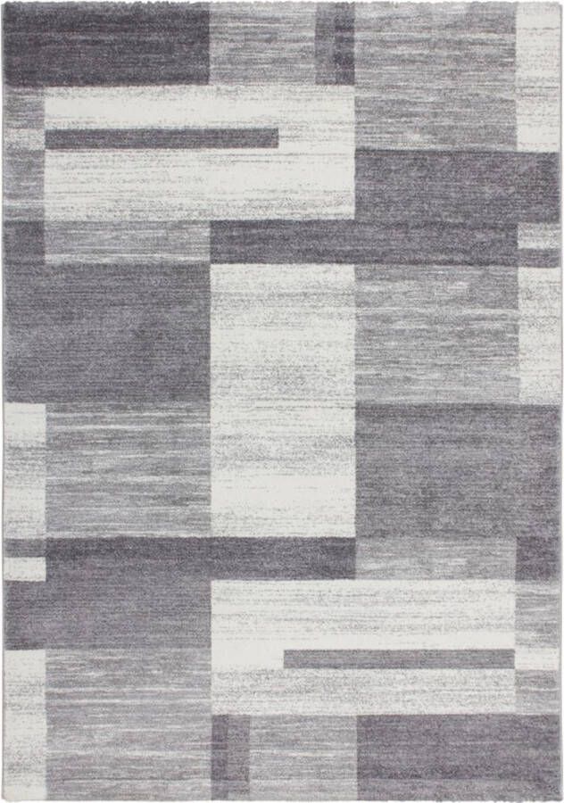 Lalee Feeling Modern Vloerkleed Laagpolig Silver Tapijt Karpet Nieuwe Collectie 2024 Hoogwaardige Kwaliteit 80x150 cm