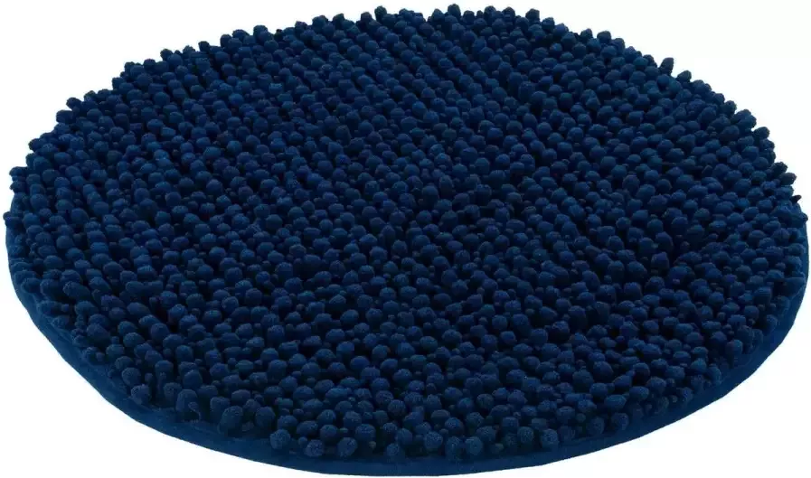 Lalee Fluffy Ø55 cm Ronde Badmat Blauw