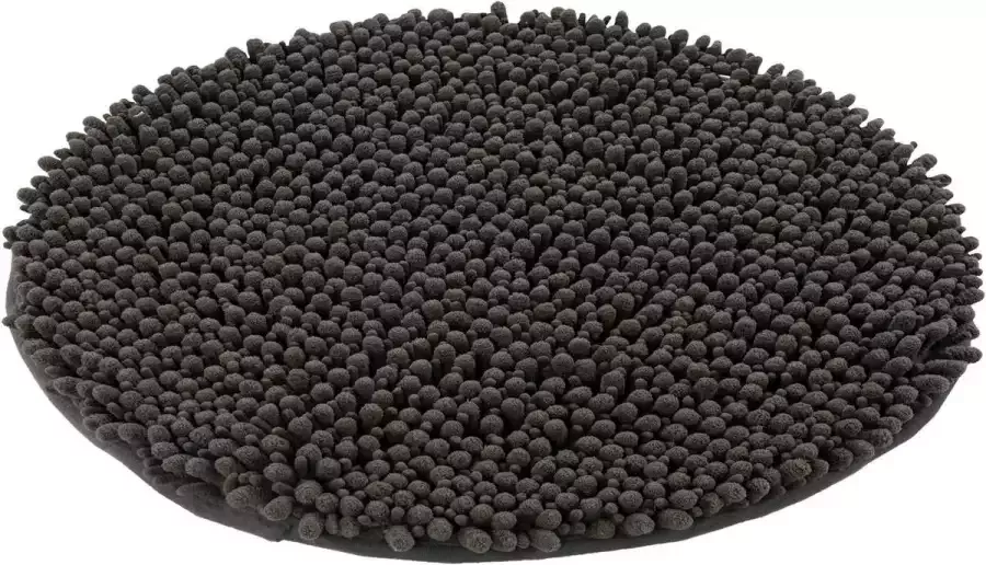 Lalee Fluffy Ø55 cm Ronde Badmat Grafiet - Foto 2