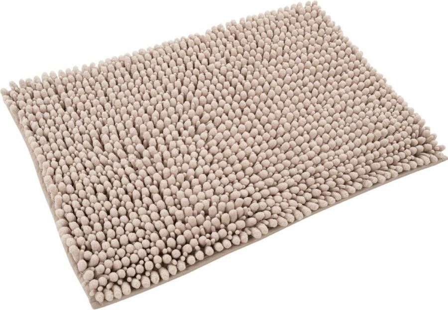 Lalee Fluffy 67 x 110 cm Badmat Taupe - Foto 1