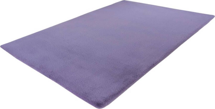 Lalee Heaven ronde Vloerkleed Tapijt – Karpet Hoogpolig Superzacht Fluffy Shiny- Silk look- rabbit- ROND 200x200 cm lavendel licht paars