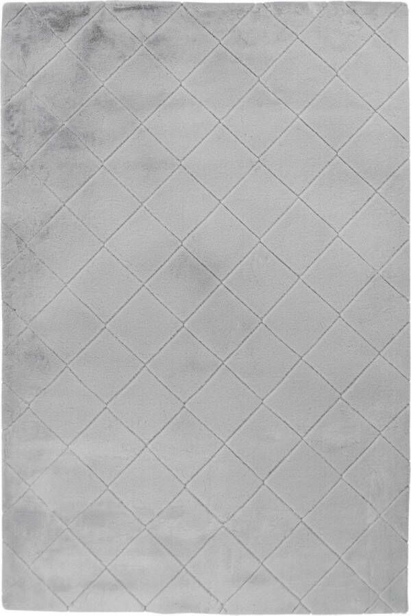 Lalee Impulse Modern Vloerkleed Hoogpolig Silver Tapijt Karpet Nieuwe Collectie 2024 Hoogwaardige Kwaliteit 80x150 cm - Foto 1