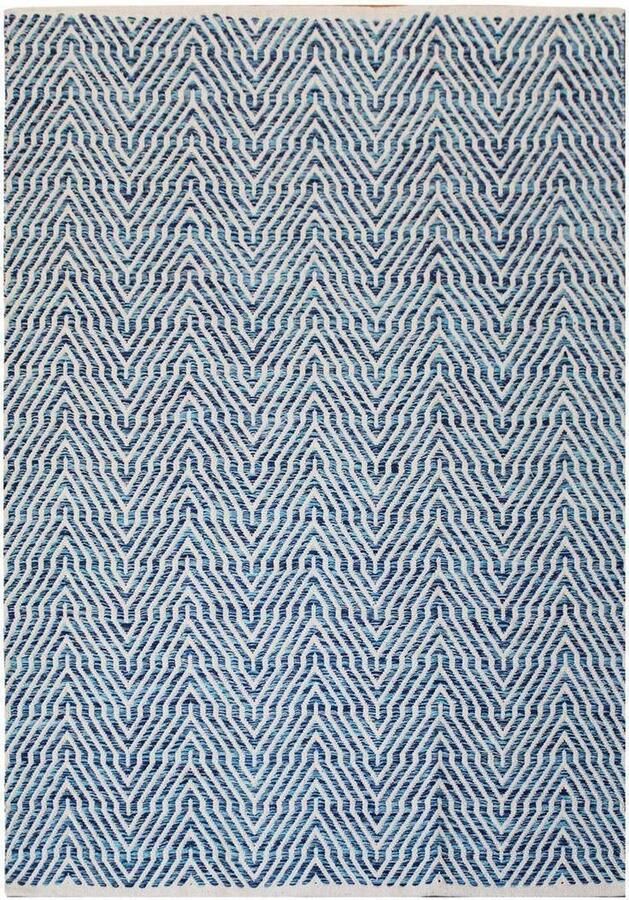 Lalee Blauw vloerkleed 120x170 cm Symmetrisch patroon Modern - Foto 2