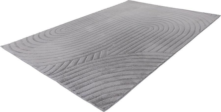 Lalee Comfort Japandi Vloerkleed Superzacht Karpet Tapijt hoog laag polig effen Fluffy 160x230 cm zilver grijs
