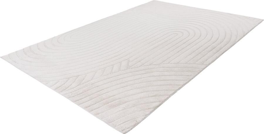 Lalee Comfort Japandi Vloerkleed Superzacht Karpet Tapijt hoog laag polig effen Fluffy 120x170 cm ivoor gebroken wit