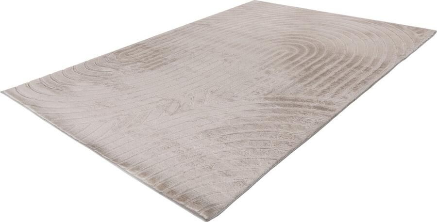 Lalee Comfort Japandi Vloerkleed Superzacht Karpet Tapijt hoog laag polig effen Fluffy 80x150 cm licht taupe