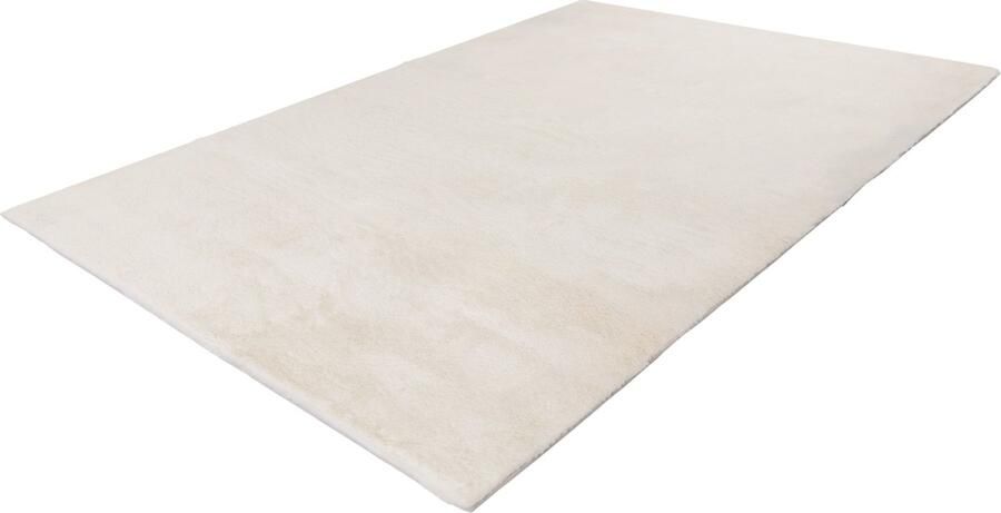 Lalee Emotion Vloerkleed Superzacht Karpet Tapijt effen Fluffy 160x230 cm wit