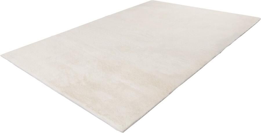 Lalee Emotion Vloerkleed Superzacht Karpet Tapijt effen Fluffy 160x230 cm wit