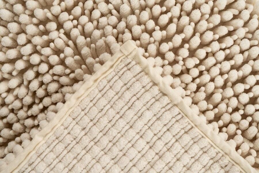 Lalee Fluffy 40 x 60 cm Badmat Ivory