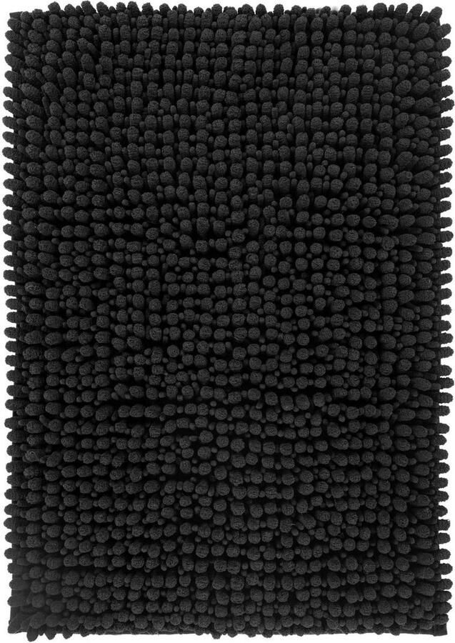 Lalee Fluffy 40 x 60 cm Badmat Zwart