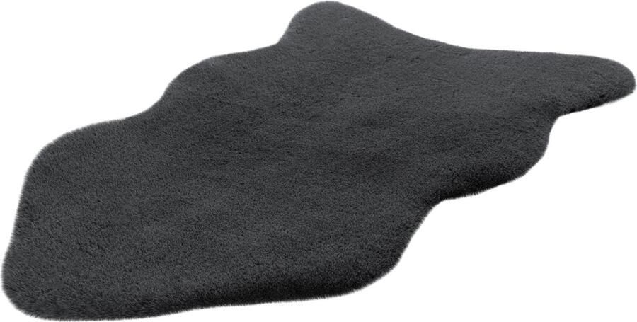 Lalee Heaven Shape vloerkleed Superzacht Hoogpolig schapenvacht Imitatievacht Fluffy Vacht 60x90 cm antraciet