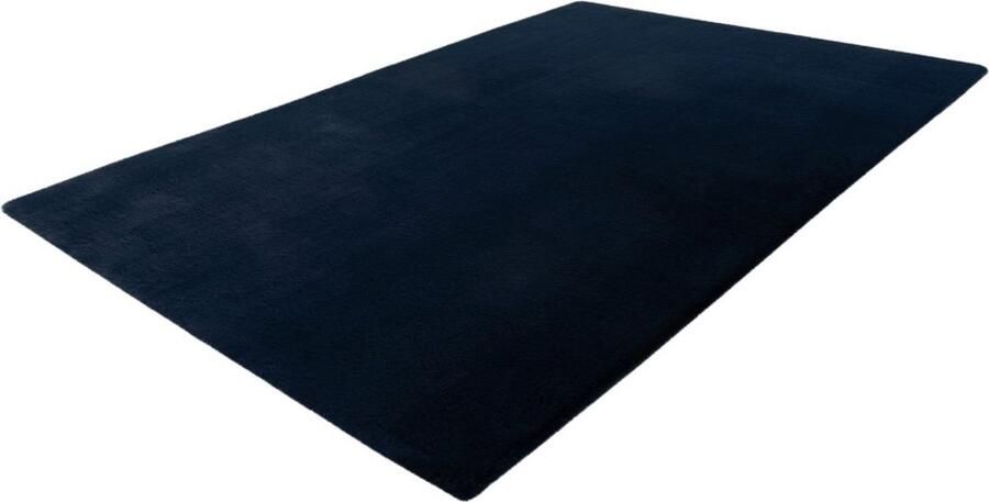 Lalee Heaven Vloerkleed Tapijt – Karpet Hoogpolig Superzacht -comfy Fluffy rabbit fur- 80x150 cm Navi Blauw