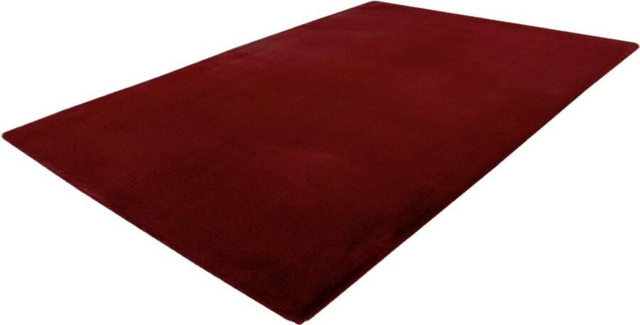 Lalee Heaven Vloerkleed Tapijt – Karpet Hoogpolig Superzacht -comfy Fluffy rabbit fur- 200x290 cm Bordeux Rood