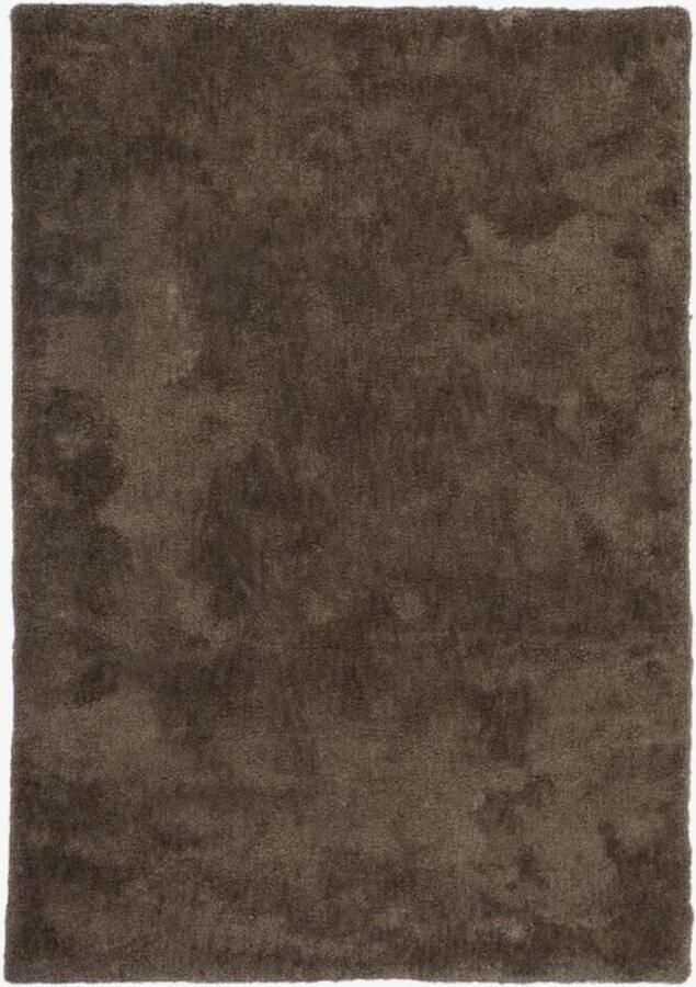 Lalee Hoogpolig Vloerkleed Loper 60x110 Bruin Zacht & Dikke kwaliteit Stijlvol Tapijt voor Woonkamer Slaapkamer Keuken Gang In kleuren verkrijgbaar