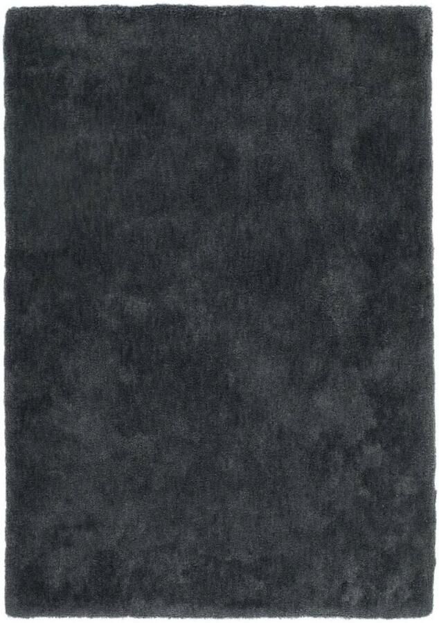 Lalee Hoogpolig Vloerkleed Loper 60x110 Donker Grijs Zacht & Dikke kwaliteit Stijlvol Tapijt voor Woonkamer Slaapkamer Keuken Gang In kleuren verkrijgbaar