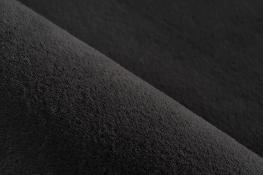 Lalee Paradise ROND Superzacht Hoogpolig Vloerkleed – zacht Fluffy comfy Tapijt – Karpet 160x160 cm ROND antraciet