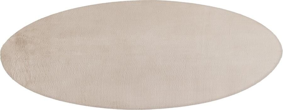 Lalee Paradise ROND Superzacht Hoogpolig Vloerkleed – Fluffy comfy Tapijt – Karpet 120x120 cm ROND creme