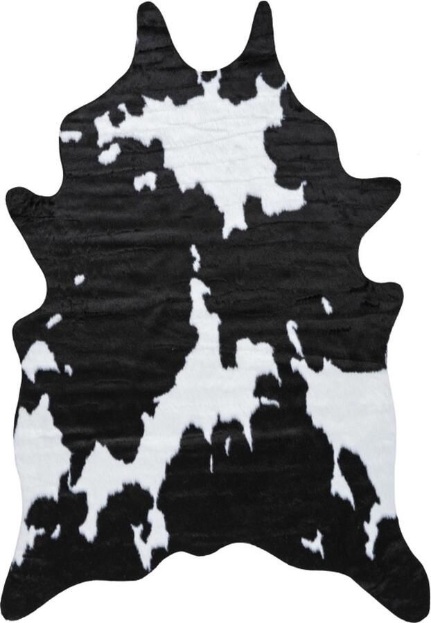 Lalee Rodeo Vloerkleed koe dierenvel koeien huid bruin beige imitatie dierenvel 150x200 cm