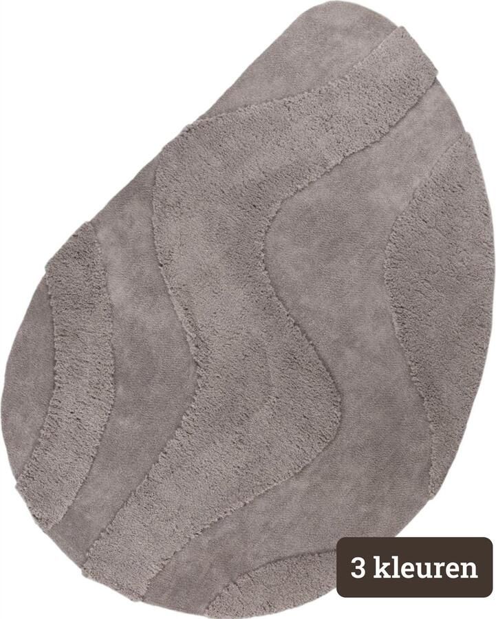 Lalee Vloerkleed Milano 160x230 cm Zacht en duurzaam kleed met organische vorm Hoogpolig tapijt met luxe 3D-effect Geschikt voor elke vloer Beige 802 - Foto 2