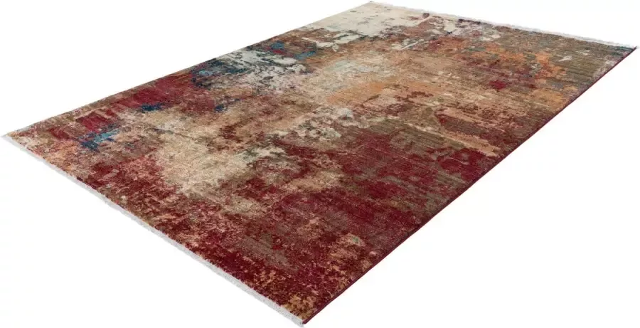 Lalee Medellin- Vloerkleed- perzisch- Superzacht- Vintage- look- laag polig- Tapijt- Karpet 160x230 cm- rood