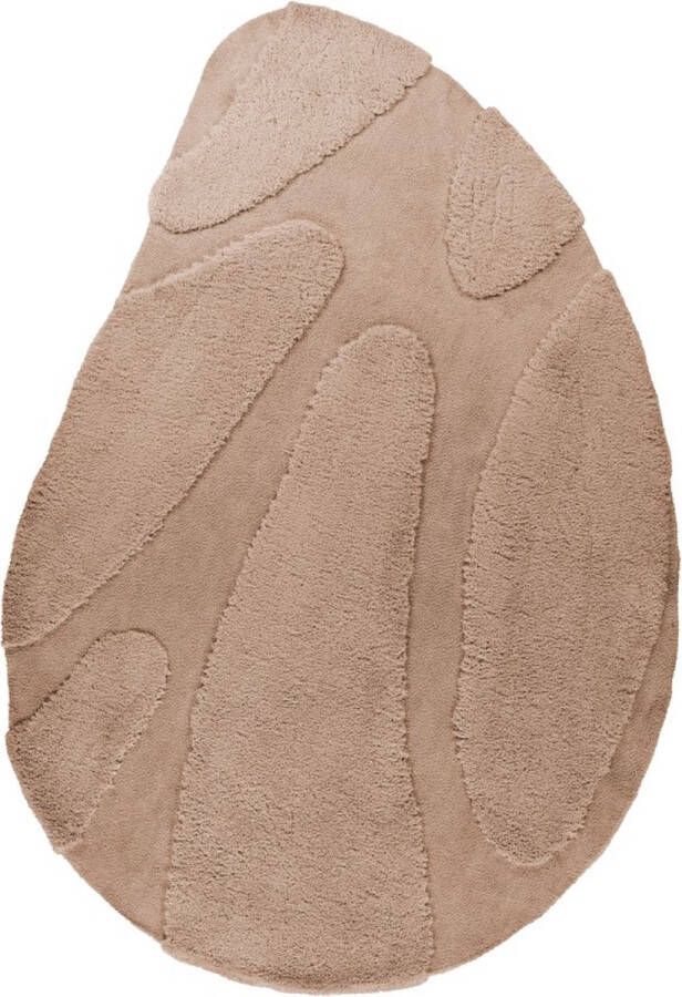 Lalee Milano Modern Vloerkleed Hoogpolig Beige Tapijt Karpet Nieuwe Collectie 2024 Hoogwaardige Kwaliteit 200x290 cm