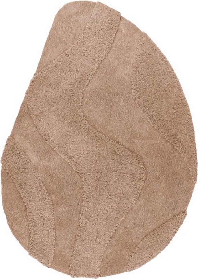 Lalee Milano Modern Vloerkleed Hoogpolig Beige Tapijt Karpet Nieuwe Collectie 2024 Hoogwaardige Kwaliteit 160x230 cm - Foto 1