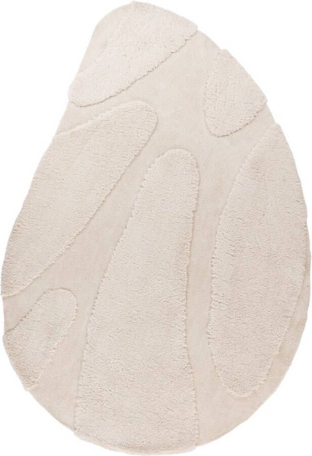 Lalee Milano Modern Vloerkleed Hoogpolig Ivory Tapijt Karpet Nieuwe Collectie 2024 Hoogwaardige Kwaliteit 200x290 cm