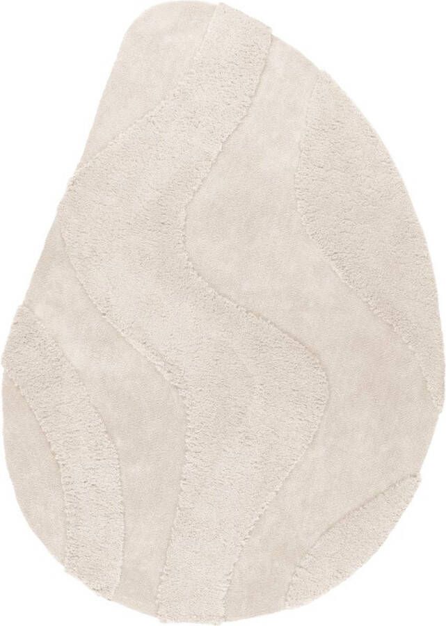 Lalee Milano Modern Vloerkleed Hoogpolig Ivory Tapijt Karpet Nieuwe Collectie 2024 Hoogwaardige Kwaliteit 160x230 cm