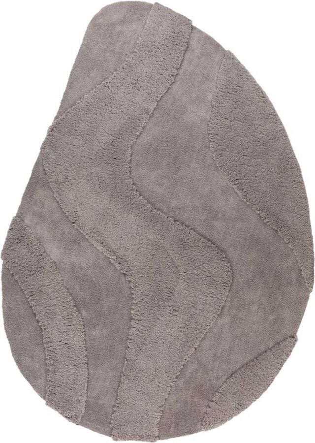 Lalee Milano Modern Vloerkleed Hoogpolig Silver Tapijt Karpet Nieuwe Collectie 2024 Hoogwaardige Kwaliteit 160x230 cm